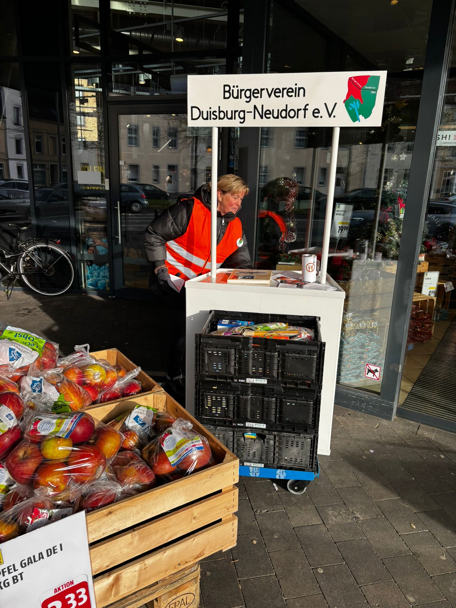 Spendenaktion Duisburger Tafel und BVN
